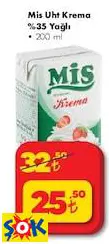 MİS UHT KREMA %35 YAĞLI • 200 ML
